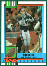 Don Beebe - 1990 Topps #200 - Buffalo Bills Football Card