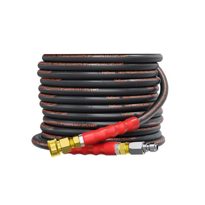 #ad Heliwoo Pressure Washer Hose 25FT 3 8quot; 4800PSI No Marking Kink Free Hose with Qu $65.90