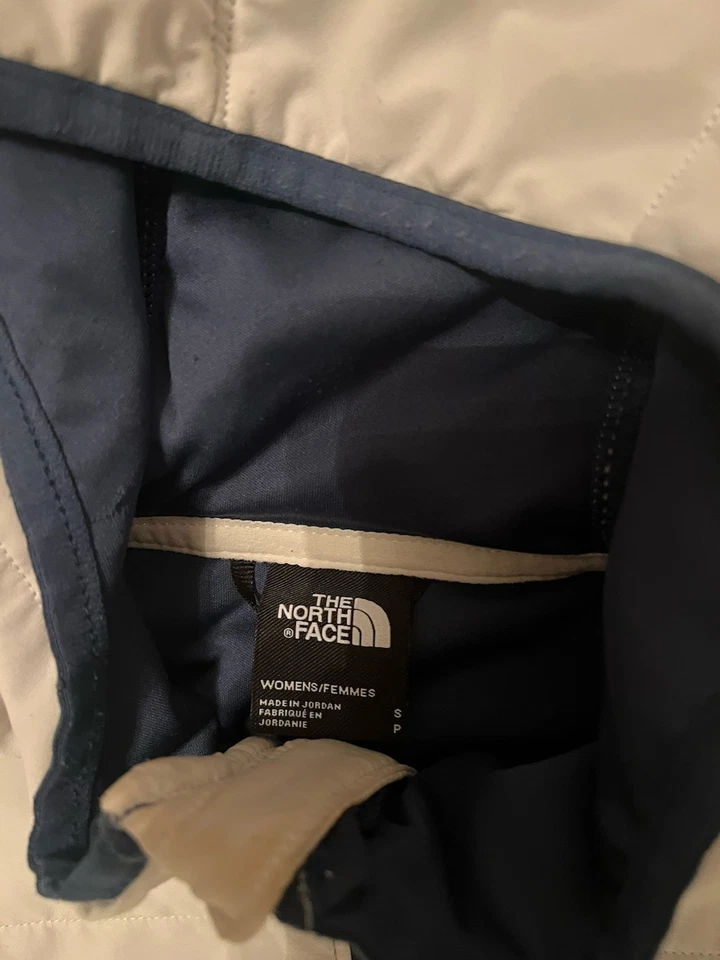 Sudadera con capucha para mujer The North Face Mountain cremallera completa (talla S, azul cielo claro) $150 Foto 3 de 4