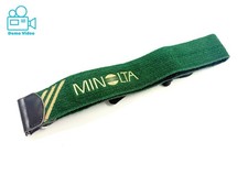 Vintage Minolta  Collection Strap   Green with Gold Logo   Japan Made
