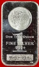 Highland Mint Buffalo 1 oz Silver Bar .999+ HM Diamond Reverse Made in USA