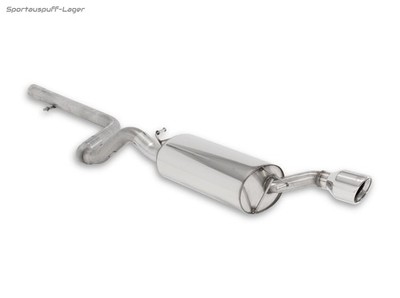 Milltek Racing-Komplettanlage Audi TT Typ 8N 100mm eingerollt abgeschrägt