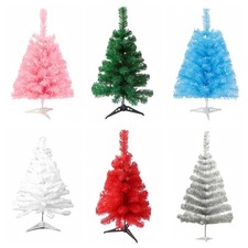 Artificial Mini Christmas Tree Vintage Feather Style XMASS Holiday Decoration