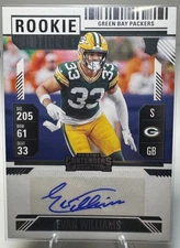 2024 Panini Contenders Evan Williams Rookie (RC) Rookie Ticket Auto #241 