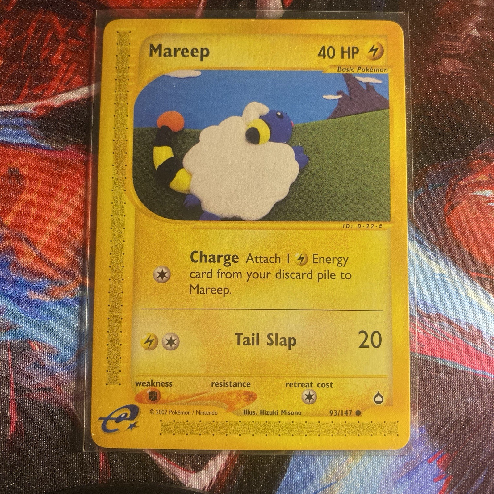 Mareep Common Aquapolis Pokemon Single NM 93/147