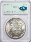 1904-O $1 Morgan Silver Dollar - PCGS MS64 RATTLER CAC - Lustrous - White Coin