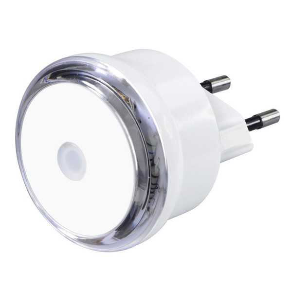 "Hama Led-Nachtlicht \"Basic\" Mit Stecker, Energiesparend, Weiß, DäMmerungssensor"-image