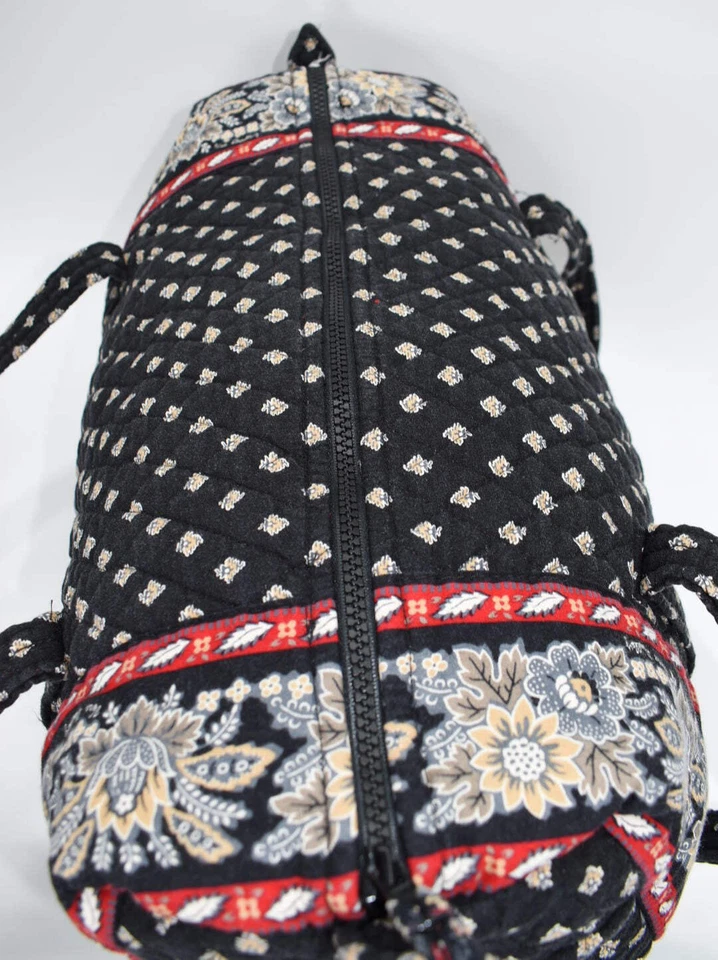 Vera Bradley Medium Duffel Bag in "Classic Black" Pattern - Image 3 of 4