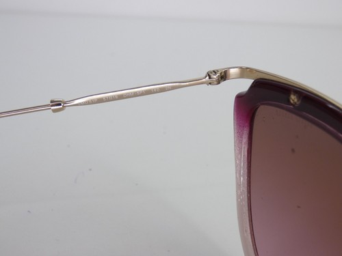 Miu Miu Sunglasses Cat Eye Gold Pink SMU51P Gradient Lenses With Case Womens - Picture 9 of 22