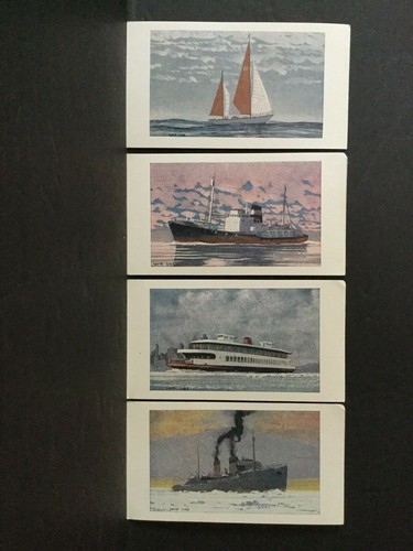Warner's Observer's Picture Cards VIII vaisseaux complet 32 cartes vintage set 1955 en boîte - Photo 10/10