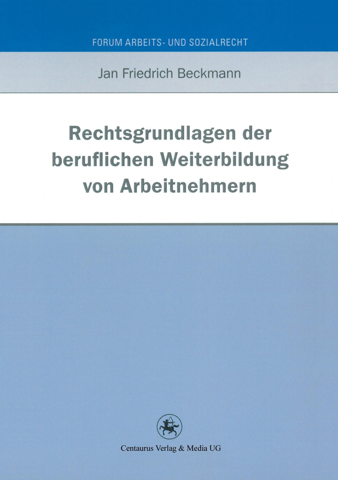 Thumbnail - Jan Friedrich Beckmann | Rechtsgrundlagen Der Beruflichen