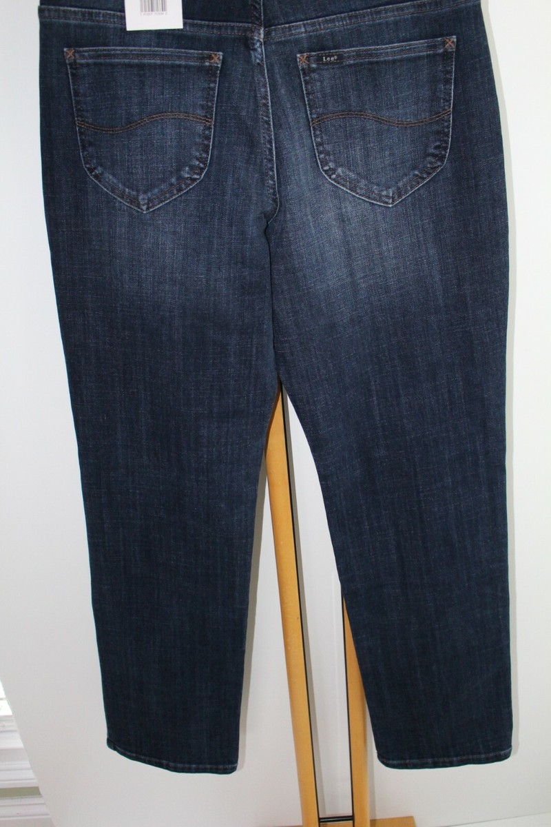 Lee Straight Leg Bewitched Jeans Size NEW NWT Blue Women's