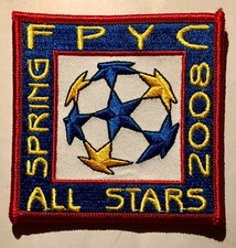 Fairfax Virginia Police Youth Soccer Club FPYC Spring 2008 All Stars Patch Nice!