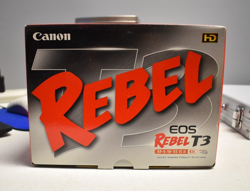 Canon EOS Rebel T3 1100D Digital SLR Camera EF-S 18-55 IS II Kit New - 第 7/8 張圖片
