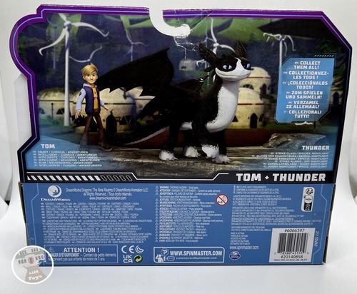 Dreamworks Dragons Nine Realms Tom and Thunder Night Light Dragon Rider - 第 2/6 張圖片