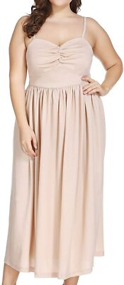 loose maxi dress formal Loose Fit Maxi Dress In Black XL