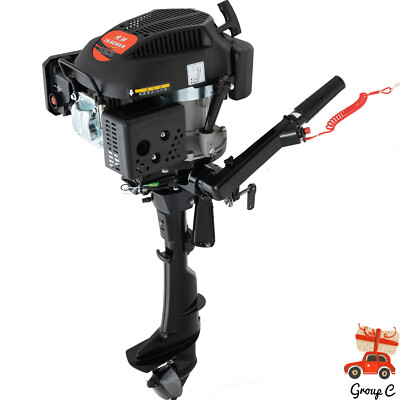 4-Stroke 6HP Outboard Motor Boat Engine Water Cooling System