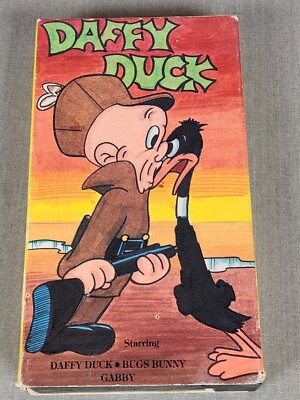 DAFFY DUCK Star Classics VHS 1987 4 Shorts Bugs Bunny Gabby USA No 3220 FAIR