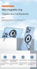 iPhone 17 Black Magnetic Mobile Phone Grip MagSafe using internal magnetic