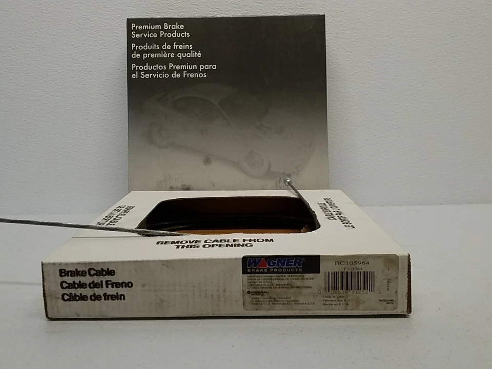 BC105964 WAGNER Parking Brake Cable Wagner BC105964 Parking Brake Cable - Imagem 2 de 3