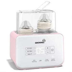 Préchauffeur de biberons pour bébés -in-1 Lait chaud rapide avec la formule de lait maternel minuteur convient 2
