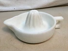 Vintage McKee Sunkist Milk Glass Juicer Reamer Extractor USA Made	Pat #68764