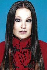 Tarja Turunen "Nightwish" autograph signed 20x30 cm picture