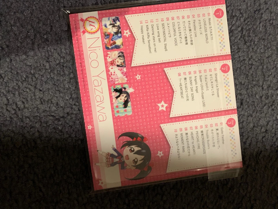 Love Live Solo Live III from μ's Nico Yazawa CD 3-DISC SOUNDTRACK THIN EDITION Foto 2 de 3