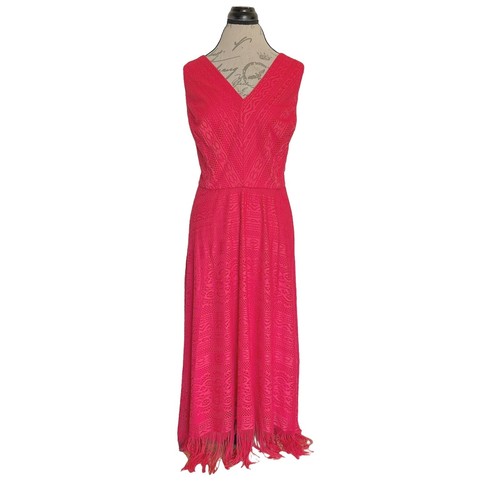 london times crochet dress Pinstripe & Lace Seer Sucker Sleeveless Sz 6 taylor swift crochet dress How To Plan A Stock_FL_W_1 Ideal for stylish wear Color:Pink Palm Eyelet