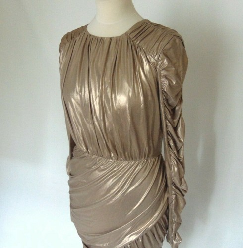 Guess Marciano Ladies Ruched Designer Bodycon Dress - Picture 2 of 12