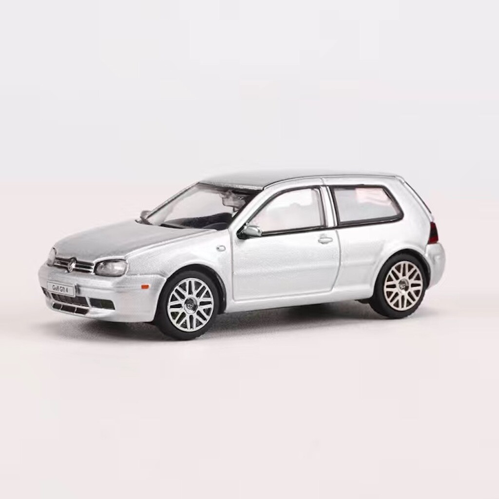 GCD 1:64 Silver VW Golf MK4 GTI 2 Doors Sports Model Diecast