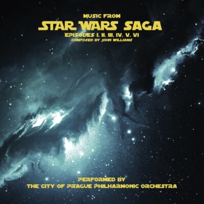 MUSIC FROM STAR WARS SAGA - CITY OF PRAGUE PHILHARMONIC ORCH.  2 VINYL LP NEU