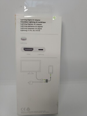 Apple Lightning to HDMI Digital AV Adapter | MD826AM/A A1438 GA