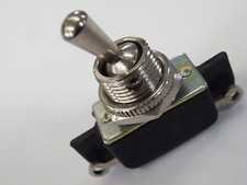 DP Standard Mains Toggle Switch 1ea N/O N/C 2A 250Vac or as SPDT 19g EN02