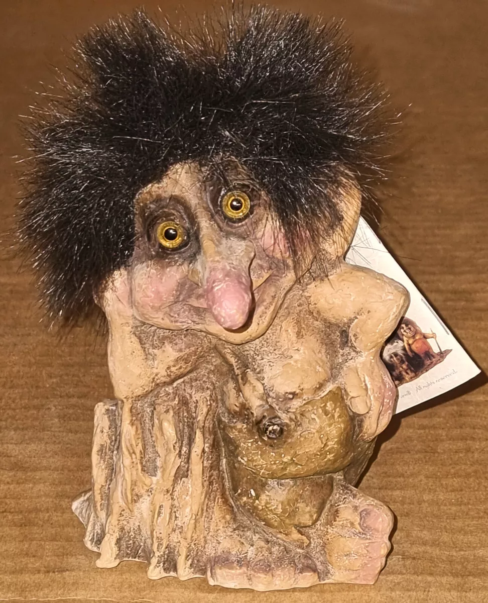 Vintage Ny Form 265 Handmade Lazy Troll Collectible 5