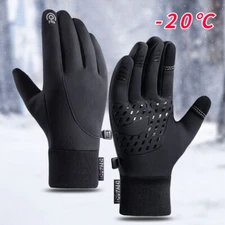-20℉ Winter Waterproof Windproof Touch Screen Warm Gloves for Cold Weather Sking