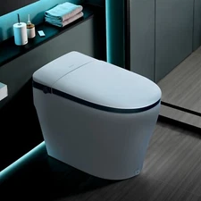 Smart Toilet Bidet Toilet Elongated Toilet Heated Smart Toilet w/ Bidet Built in
