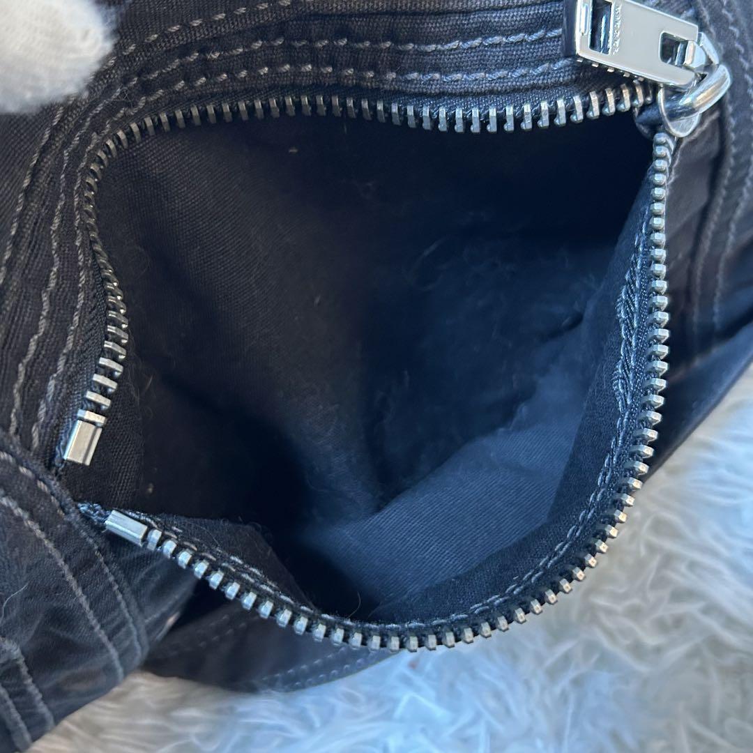 Diesel Women Crescent Bag Shoulder Canvas Black Half Moon Diesel Women Crescent Bag Shoulder Canvas Black Half Moon