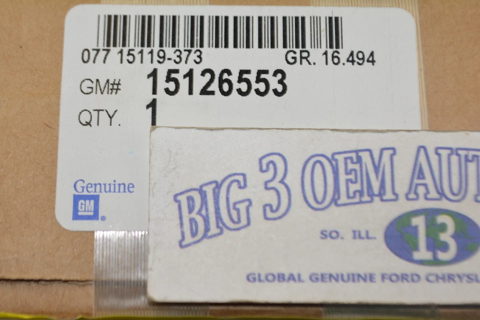 Chevrolet Colorado GMC Canyon 2004-2008 lámpara de luz gris nueva OEM 15126553 Foto 3 de 3