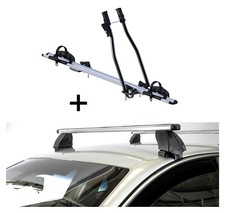 Fahrradträger SAGITTAR+Dachträger K1P Alu für für Honda Jazz III 5Türer 13-15