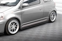 Seitenschweller Ansatz FüR Toyota Yaris T-Sport Mk1 Facelift Schwarz Schweller
