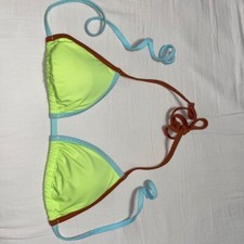 Aerie triangle bikini top Size S