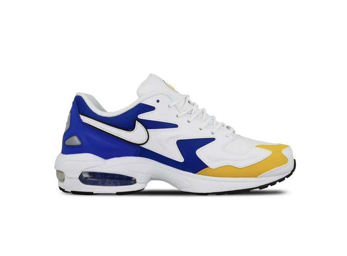 New Nike Air Max 2 Light University Gold/White/Blue 102) Men&#039;s Size 9 | eBay