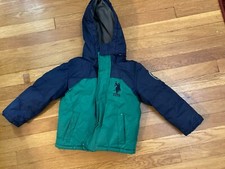 Polo Ralph Lauren Winter jacket Coat Size 4T Navy Blue and Green