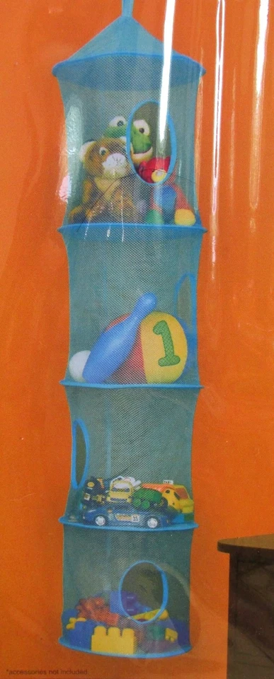 Organizador colgante de habitación para niños de 4 niveles redondo turquesa Delta SOS  Foto 2 de 4