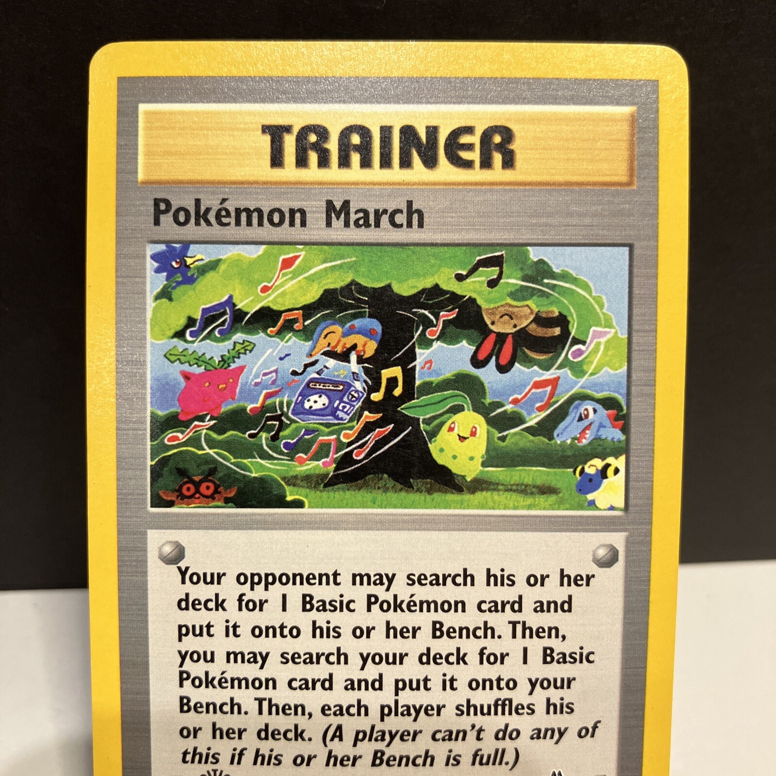 POKEMON- Pokemon March- 102/111-1st Edition NM- Neo Genesis
