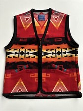 Very Rare Vintage Pendleton High Grade Western Wear Wool Vest Men  s M
