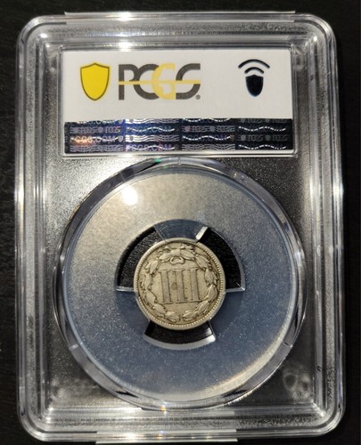 1888 Three Cent Nickel PCGS XF40 Mintage 18,125 - Picture 2 of 4