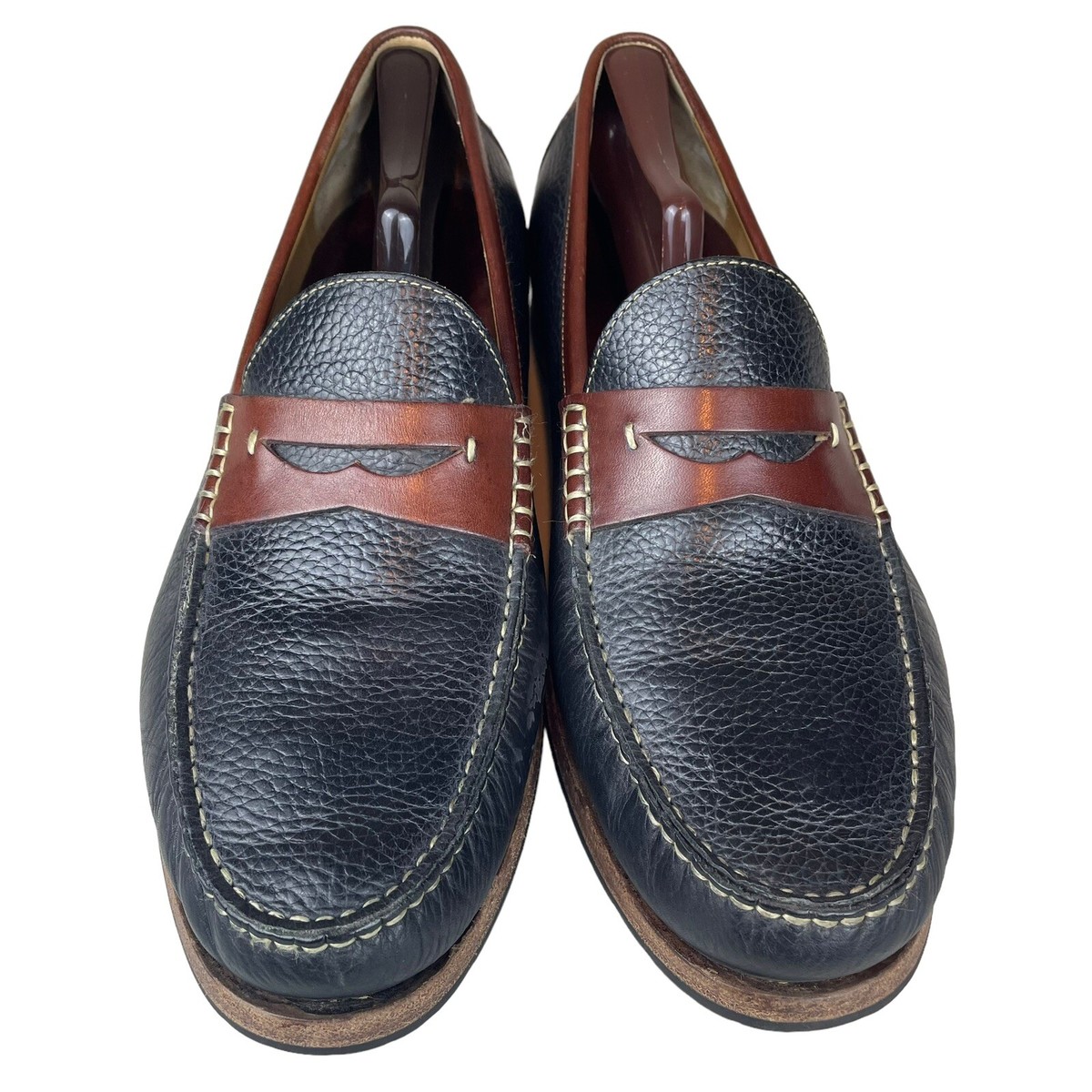 Johnston Murphy Hawkins Mens Loafer 11.5 M Brown Sheepskin Leather Shoes 20-4470 Johnston & Murphy Hawkins Venetian Slip-On Loafers Size 10.5  main image 2