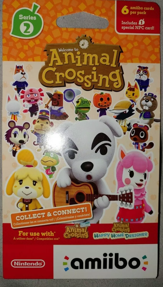 Nintendo Animal Crossing Amiibo Cards Series 2 Single Pack BRAND NEW SEALED